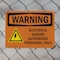 Signmission Electrical Hazard Authorized With Symbol OSHA Warning Sign, Plastic, 10in W x 7in L, 2PK OS-2PACK-WS-P-710-L-12584 - alternate 5